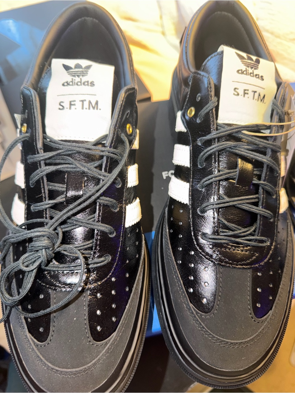 Adidas Samba LX Freizeit (Black, Off White) men’s 10.5 “Song For The Mute” Rare - Picture 3 of 7